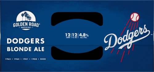 Golden Road Brewing® LA Dodgers™ Blonde Ale Pack Perspective: top