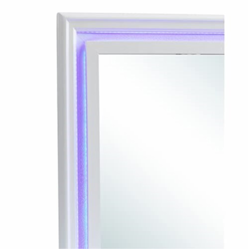 Glory Furniture Lorana Mirror in Silver Champagne Perspective: top