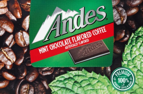 Andes® Mint Chocolate Coffee Pods Perspective: top