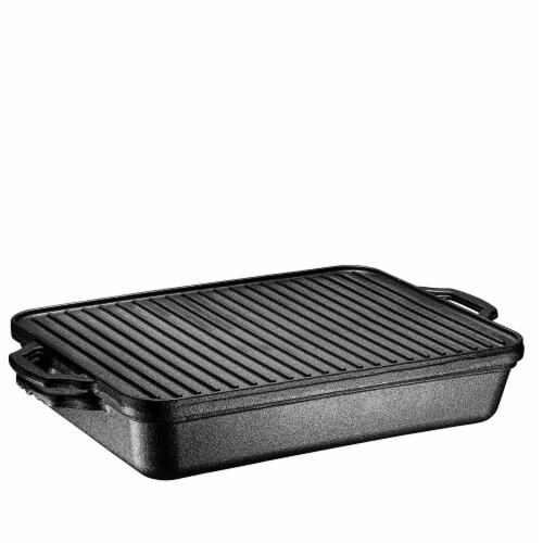 Square Dutch Oven and Grill Pan Lid