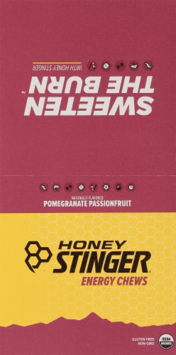 Honey Stinger® Pomegranate Passion Energy Chews Perspective: top