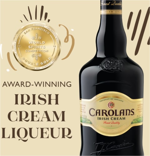 Carolans Cream Liqueur Perspective: top