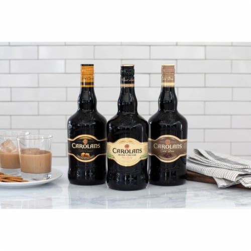Carolans Salted Caramel Cream Liqueur Perspective: top