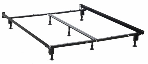 Mega Multi-Fit Bed Frame Twin/Full/Queen/King/Cal. King Heavy Duty in Coffee Perspective: top