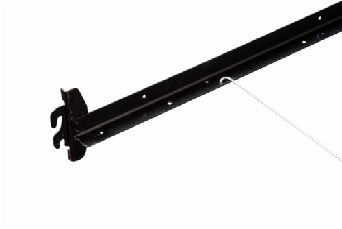 Hollywood Bed Frame Hook On Bed Rails Twin/Full in Coffee Perspective: top