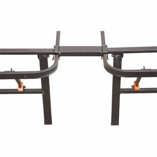 Hollywood Bed Frame Full Bedder Base in Black Perspective: top