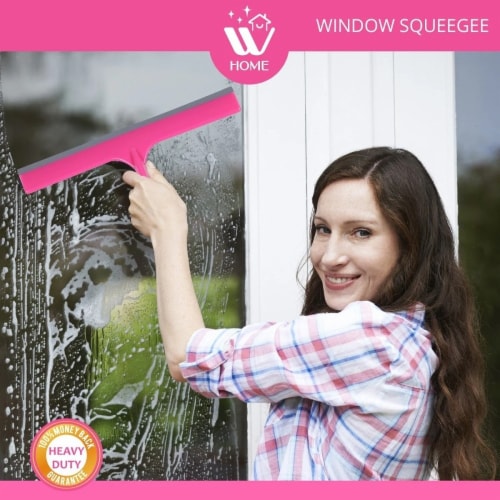 W Home Window Squeegee, Multi-Purpose, Professional Cleaning of