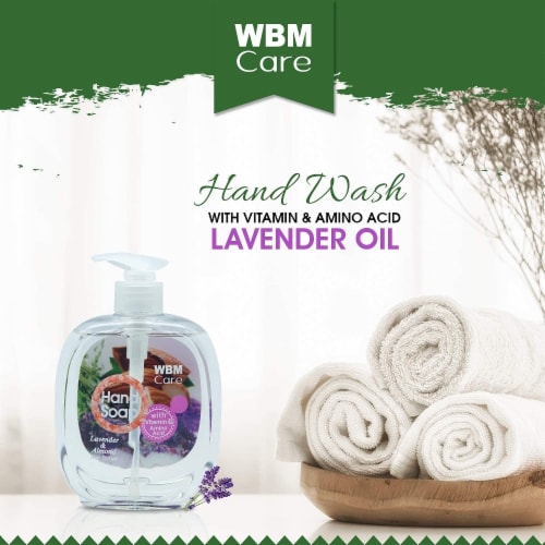 WBM Care Hand Soap, Natural & Moisturizing Hand Soaps - Pack of 4/16.9 Oz Each Perspective: top