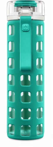 Ello Syndicate Glass Water Bottle - Mint Perspective: top