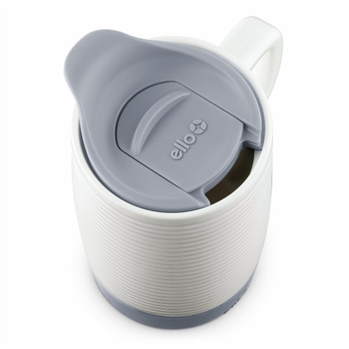 Ello Jane Ceramic Travel Mug - Gray Perspective: top