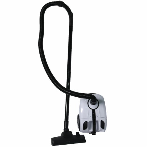 Impecca Bagged Canister Vacuum Cleaner - White Perspective: top
