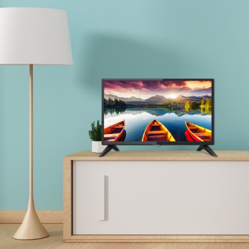 Impecca 24-Inch LED HD TV, 720p,  Full-function Remote control included Perspective: top