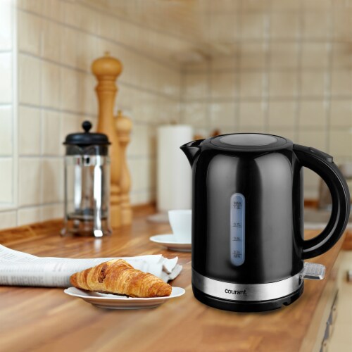 Courant COUKEP102K 1-Liter Electric Kettle Cordless with LED Light, 1000W  Power, Automatic Safety Shut-Off, Perfect for Tea / Coffee /Hot Chocolate/