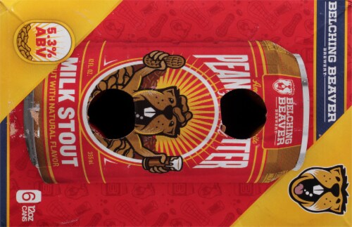 Belching Beaver Brewery Peanut Butter Milk Stout Perspective: top