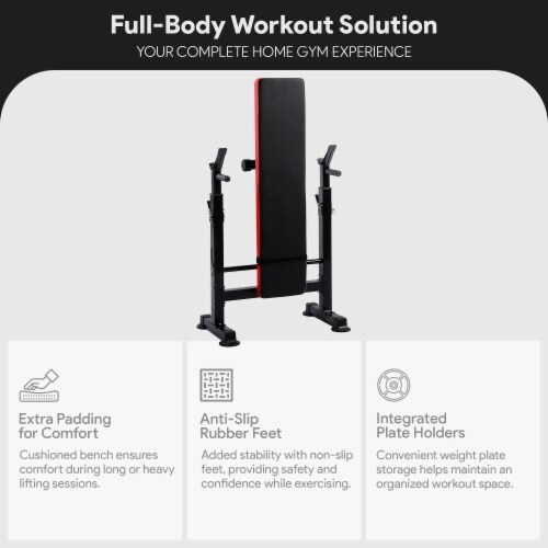 Best choice adjustable barbell rack hotsell