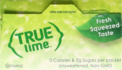 True Lime® Packets Crystallized Lime For Water tea and Recipes Perspective: top