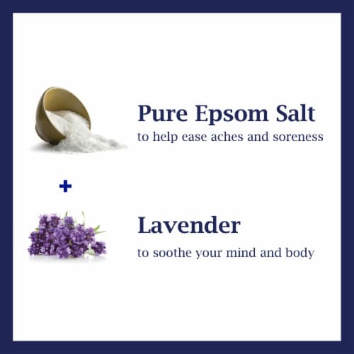 Dr Teal's Soothe & Sleep Lavender Pure Epsom Bath Salt Soak Trial Size Perspective: top