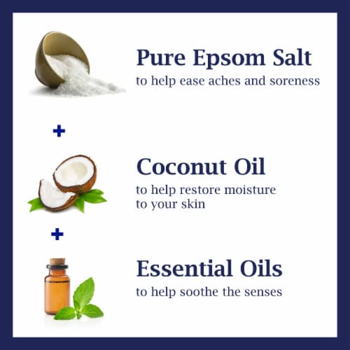Dr Teal's® Nourish & Protect Coconut Oil Pure Epsom Salt Soaking Solution Perspective: top