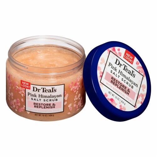 Dr Teal's® Pink Himalayan Salt Scrub Perspective: top