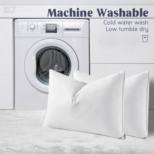 Can i tumble dry feather pillows hotsell