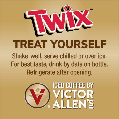 Victor Allen's Twix™ Iced Coffee Bottle Perspective: top