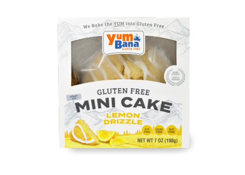 Yumbana Gluten Free Lemon Drizzle Cake Perspective: top