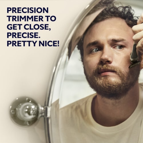 Dollar Shave Club Men's Razor Six-Blade Razor Refills Perspective: top