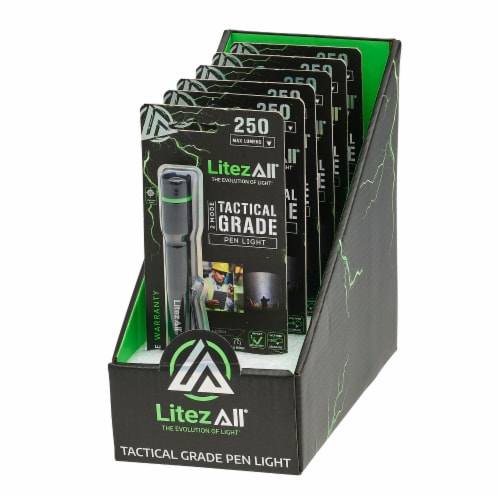 LitezAll® 250 Lumen Pocket Clip Pen Light Perspective: top