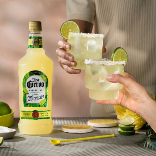 Jose Cuervo Authentic Margarita Classic Lime Prepared Cocktails Ready To Serve Perspective: top
