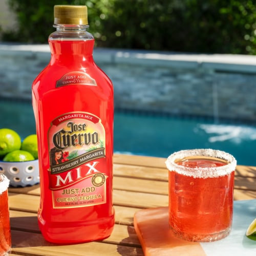 Jose Cuervo Strawberry Lime Margarita Mix Perspective: top