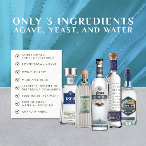 Jose Cuervo® Tradicional® Silver Tequila Perspective: top