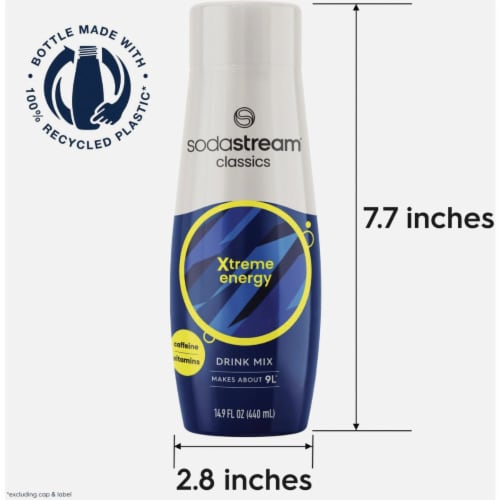 SodaStream® Xtreme Energy + Caffeine & Vitamins Sparkling Drink Mix Perspective: top