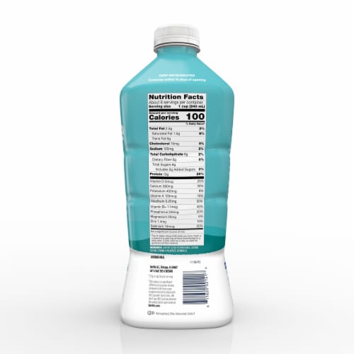 Fairlife 1% Lactose Free & High-Protein Ultra-Filtered Milk Perspective: top