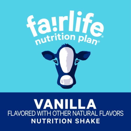 Fairlife Nutrition Plan Vanilla No Sugar Added High-Protein Vitamin-Enhanced Shake Perspective: top