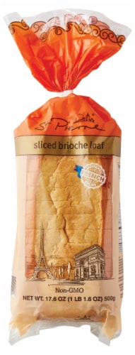 St Pierre® Sliced Brioche Loaf Perspective: top