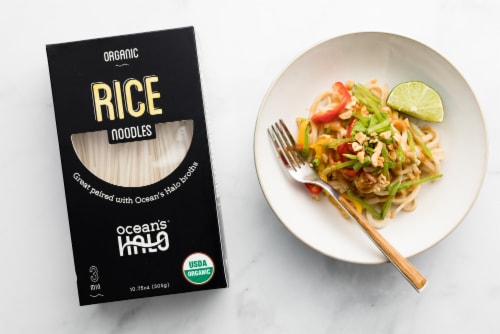 Ocean's Halo Organic Rice Noodles Perspective: top