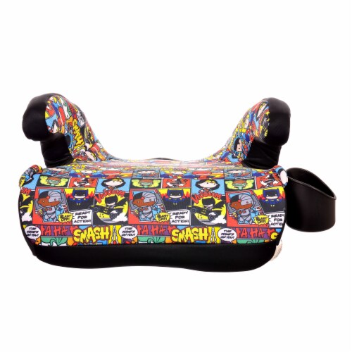 KidsEmbrace KE-4801JLC DC Comics Justice League Chibi Backless Booster Car Seat Perspective: top