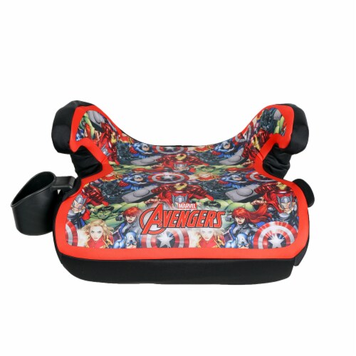 KidsEmbrace Marvel Avengers Backless Booster Car Seat for Kids 4 Years and Up Perspective: top