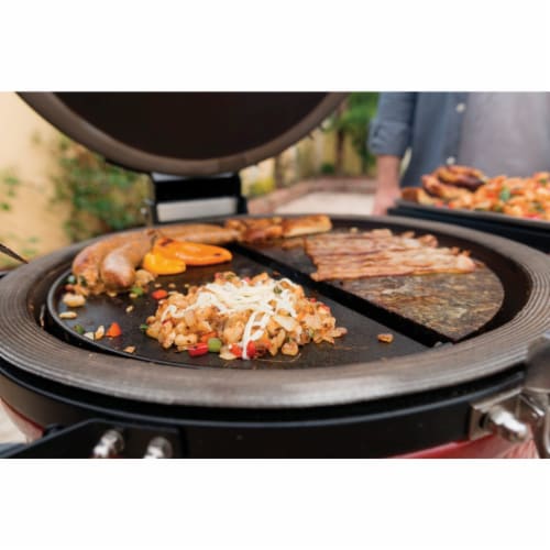 Kamado Joe Big Joe Grill Top Griddle 24 in. L x 12 in. W - Total Qty: 1 Perspective: top