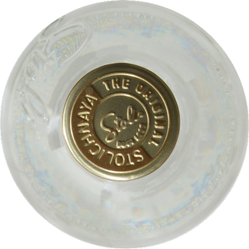 Stolichnaya Salted Karamel Vodka Perspective: top