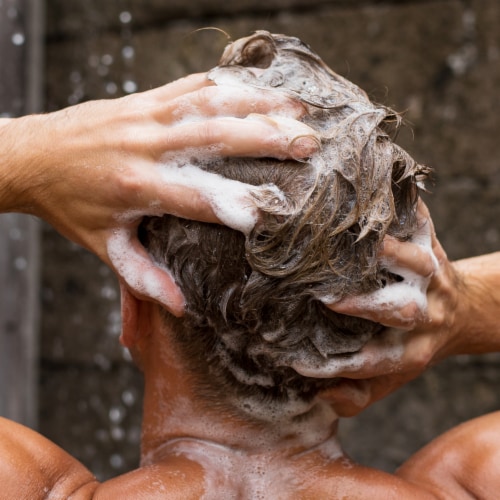Cremo Thickening Shampoo For Men Juniper & Eucalyptus Scent Adds Body + Texture + Thickens Hair Perspective: top