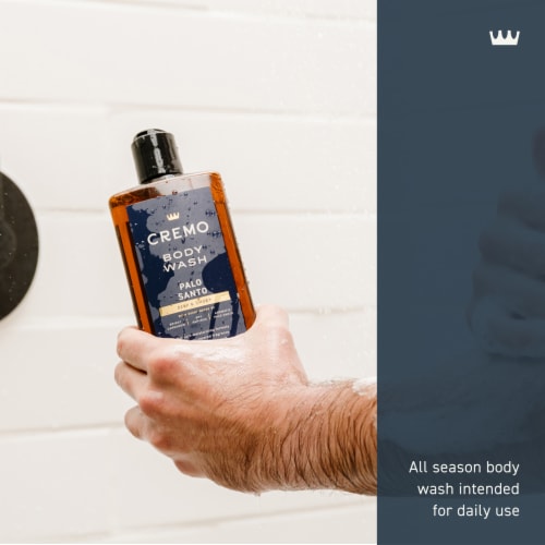 Cremo Palo Santo Rich-Lathering Body Wash For Men Skin-Moisturizing With Fragrant Lather Perspective: top