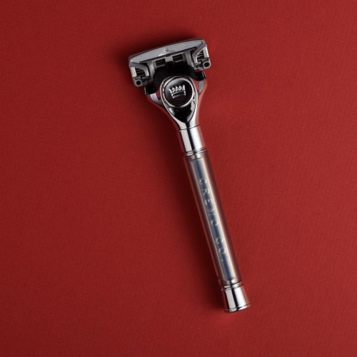 Cremo Barber Grade Men's Razor and Razor Blade Refills Perspective: top