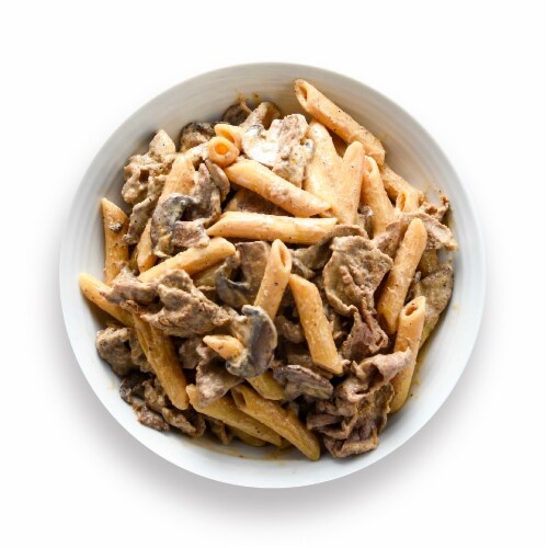 Home Chef Express Meal Kit Steak Stroganoff Perspective: top