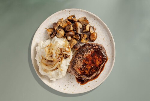 Home Chef® Meal Kit Steak Au Poivre Perspective: top