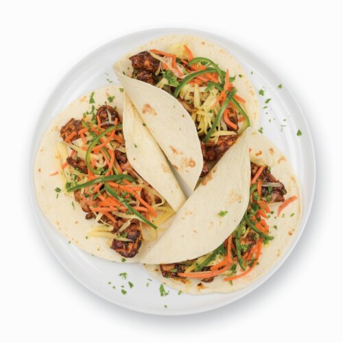 Home Chef Complete Meal Kit Chicken Mole Tacos Perspective: top