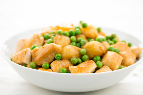 Home Chef Express One Pan Chicken Vesuvio Perspective: top