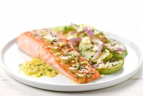 Home Chef Meal Kits Chili Lime Salmon Perspective: top