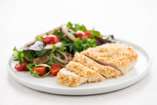 Home Chef Meal Kit Parmesan-Crusted Chicken Perspective: top