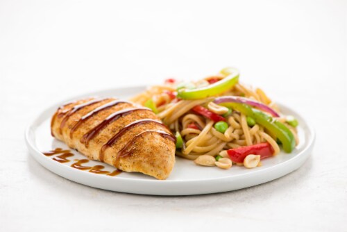 Home Chef Oven-Ready Roasted Teriyaki Chicken Noodle Bowl Perspective: top